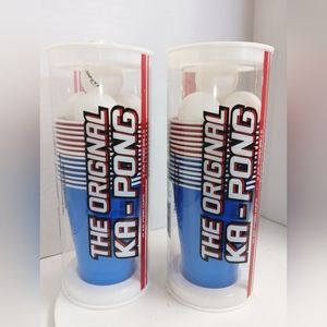 THE ORIGINAL KA-PONG NEW (Beer Pong Lot Of 2) 14 Cup Each  With 4 Balls Each
